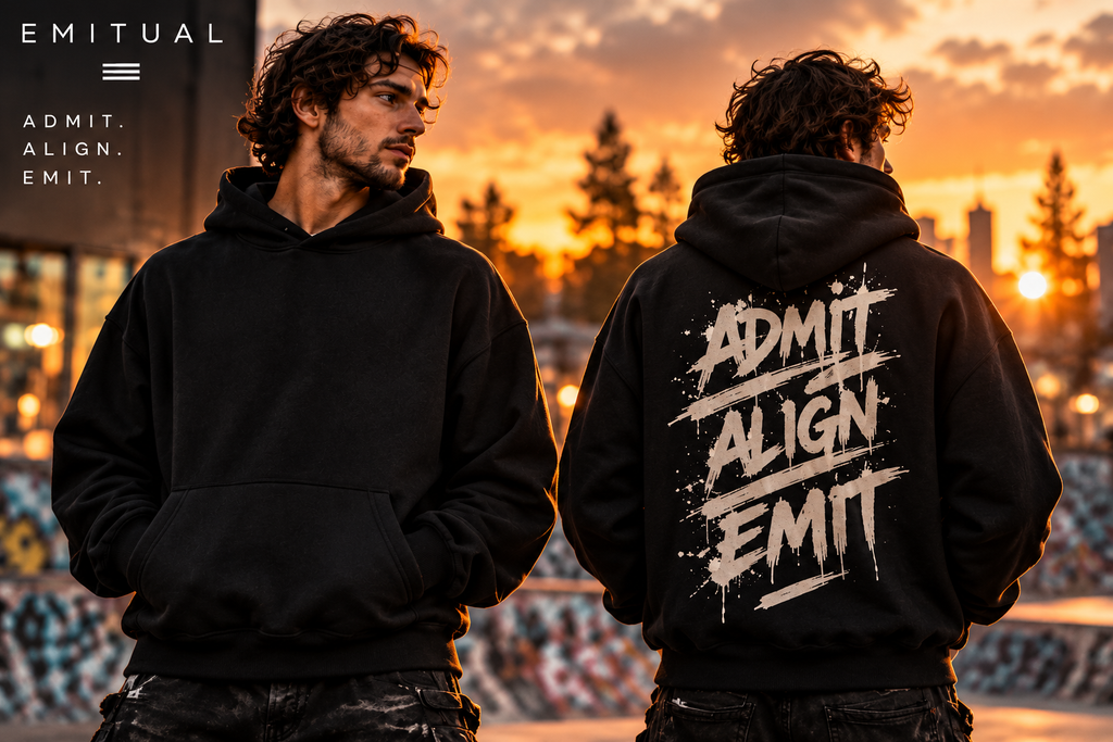 ADMIT. ALIGN. EMIT. Heavyweight Hoodie