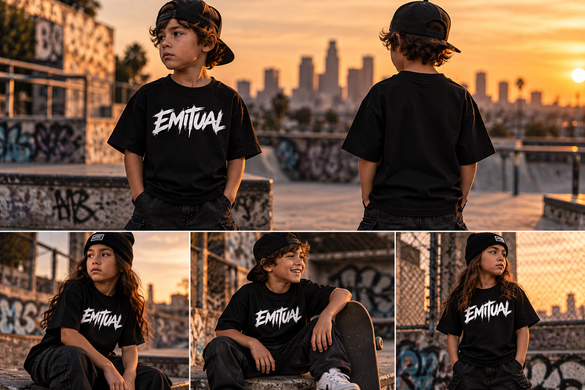 EMITUAL Core Kids Drop-Shoulder Tee