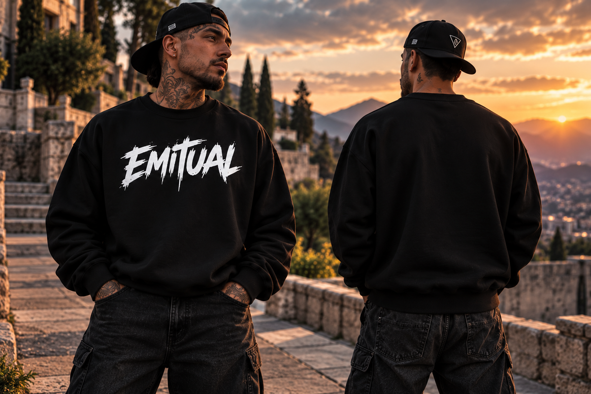 EMITUAL Core Drop-Shoulder Crewneck