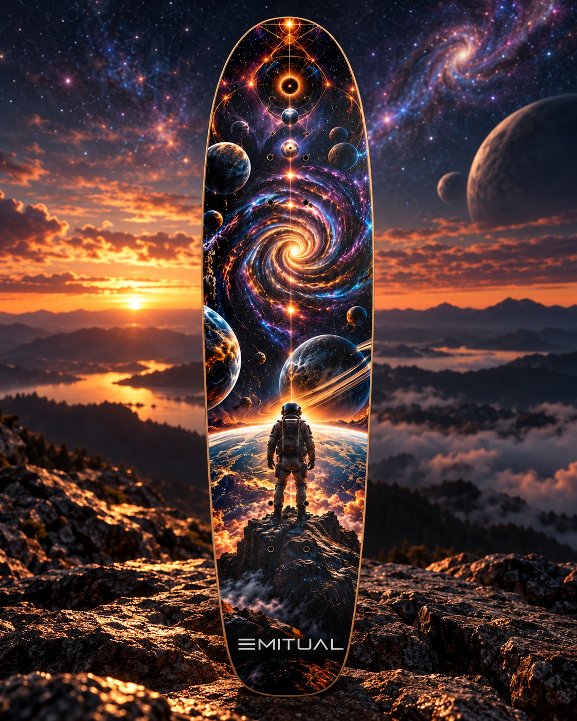 EMITUAL Frequency 001 — Cosmic Pilgrim Bottle Tail Cruiser Deck