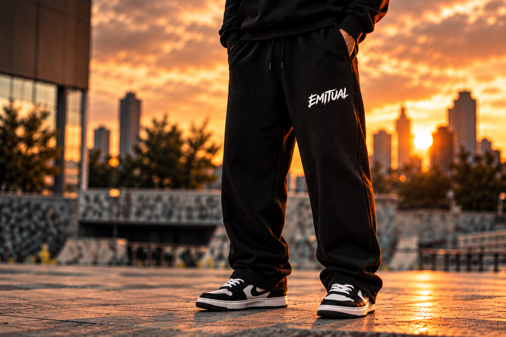 EMITUAL Core Identity Straight-Leg Sweatpants